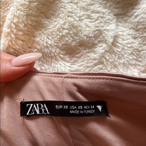 ZARA pink Satin bodysuit - Picture 2 of 2